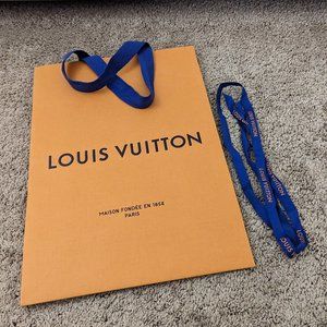 Louis Vuitton LV empty shopping bag